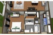 Farmhouse Style House Plan - 4 Beds 2 Baths 1623 Sq/Ft Plan #44-280 