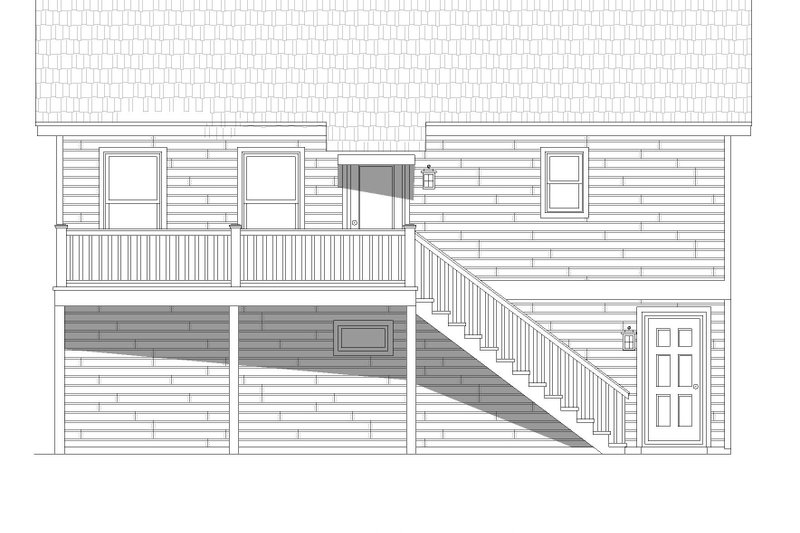 Home Plan - Exterior - Other Elevation for Country House Plan #932-253 - 1 bed, 1 bath