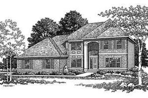 Traditional Exterior - Front Elevation Plan #70-337