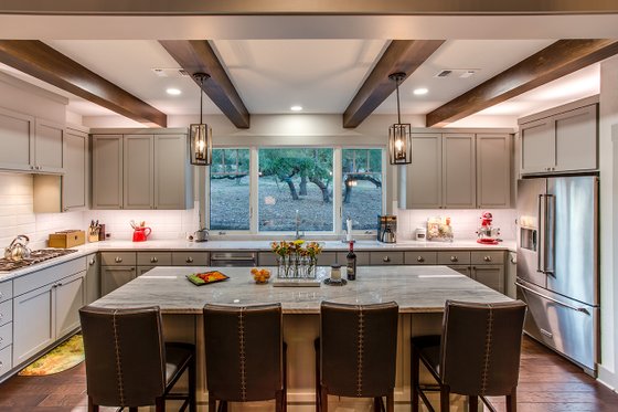 Interior - Kitchen 2 for Craftsman House Plan #935-12 - 3 bed, 2 bath