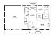 Country Style House Plan - 4 Beds 3 Baths 3686 Sq/Ft Plan #1064-237 