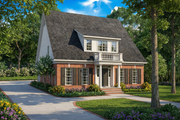 Southern Style House Plan - 3 Beds 2.5 Baths 2618 Sq/Ft Plan #17-203 Exterior 