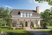Farmhouse Style House Plan - 3 Beds 3.5 Baths 2050 Sq/Ft Plan #1117-33 Exterior 