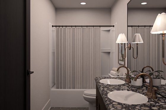 Interior - Bathroom 1 for Farmhouse House Plan #455-687 - 4 bed, 2.5 bath