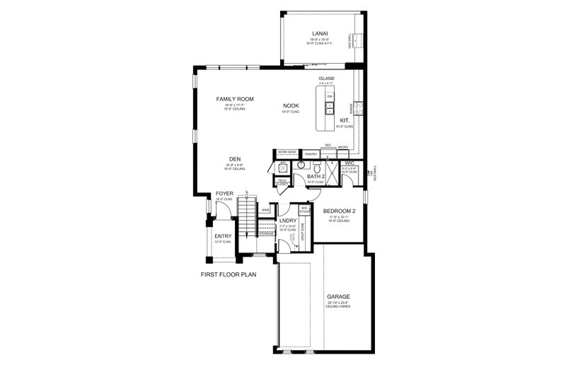 House Plan Design - Floor Plan - Main Floor for Mediterranean House Plan #1058-172 - 4 bed, 4 bath