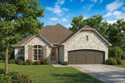 European Style House Plan - 4 Beds 2 Baths 1975 Sq/Ft Plan #17-2540 Exterior 