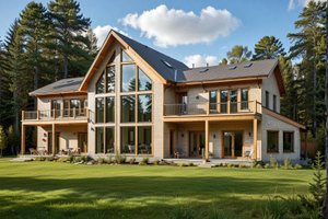 Modern Exterior - Front Elevation Plan #117-153