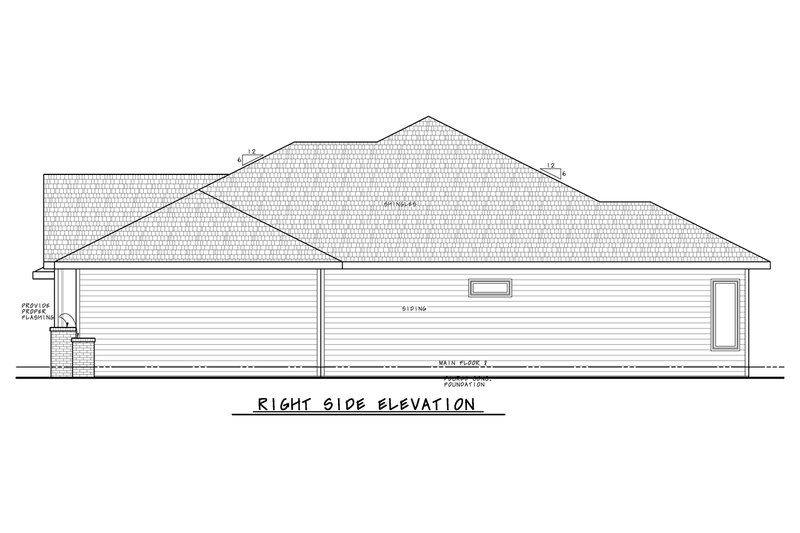 Dream House Plan - Exterior - Other Elevation 1 for Traditional House Plan #20-2490 - 3 bed, 2.5 bath