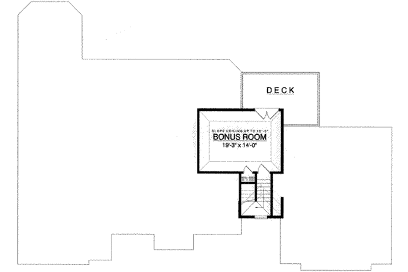 Home Plan - Floor Plan - Other Floor for Mediterranean House Plan #40-367 - 3 bed, 2.5 bath