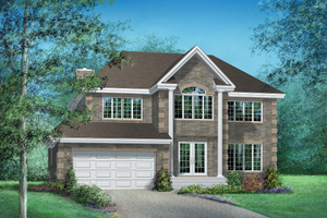 Traditional Exterior - Front Elevation Plan #25-2268