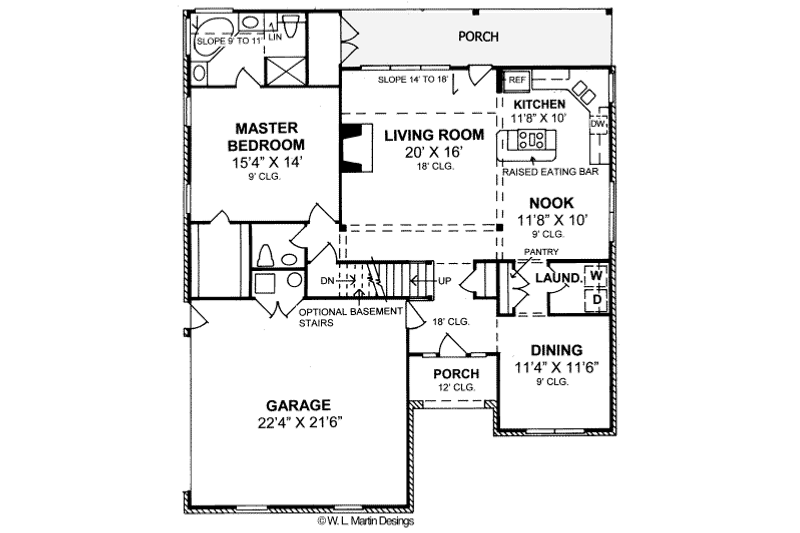 Dream House Plan - Floor Plan - Main Floor for Traditional House Plan #20-360 - 4 bed, 3.5 bath