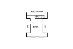Floor Plan - Other Floor for Modern House Plan #10-247 - 3 bed, 2 bath