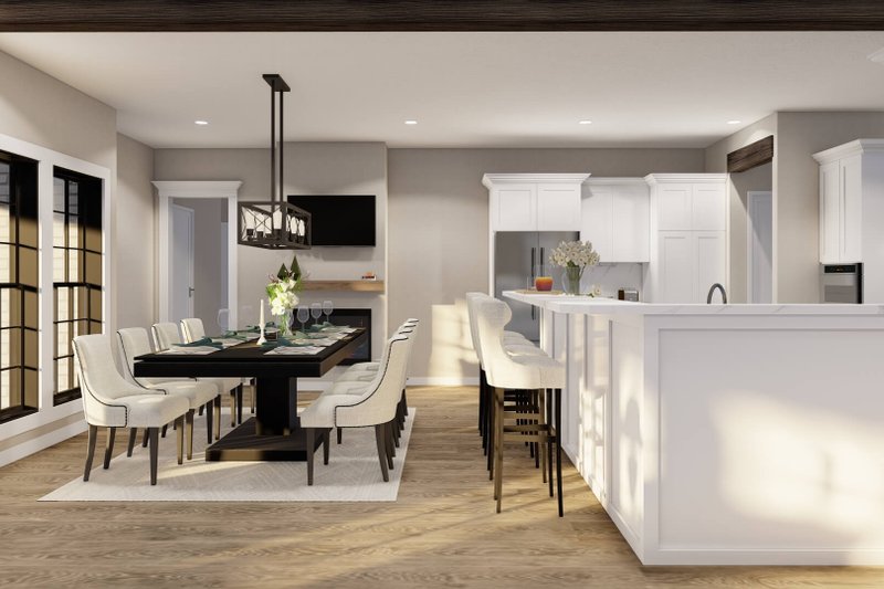 Home Plan - Interior - Kitchen for European House Plan #17-1180 - 4 bed, 2.5 bath