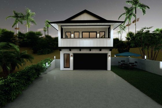 Exterior - Front Elevation 3 for Cottage House Plan #1101-20 - 1 bed, 1 bath