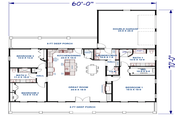 Southern Style House Plan - 3 Beds 2.5 Baths 2160 Sq/Ft Plan #44-269 