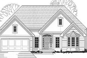 Traditional Exterior - Front Elevation Plan #67-356