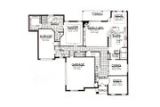 European Style House Plan - 4 Beds 3.5 Baths 3673 Sq/Ft Plan #62-143 