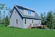 Country Style House Plan - 3 Beds 2.5 Baths 1633 Sq/Ft Plan #932-1384 Exterior 