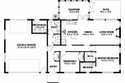 Ranch Style House Plan - 2 Beds 2 Baths 1123 Sq/Ft Plan #126-209 