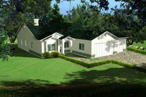 Traditional Exterior - Front Elevation Plan #1-608