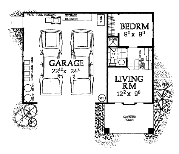 Dream House Plan - Modern Floor Plan - Main Floor Plan #72-283