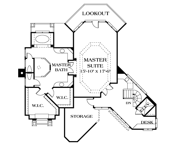 Traditional Floor Plan - Other Floor Plan #453-48
