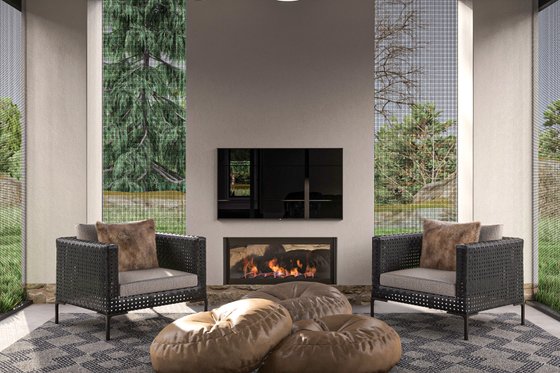 Exterior - Outdoor Living for Modern House Plan #455-464 - 5 bed, 4.5 bath