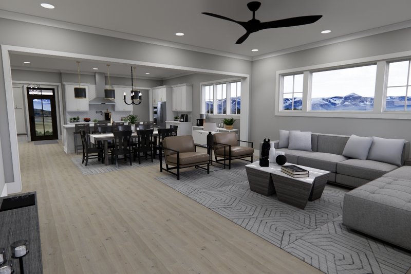 Dream House Plan - Interior - Family Room 3 for Farmhouse House Plan #51-1265 - 3 bed, 3.5 bath