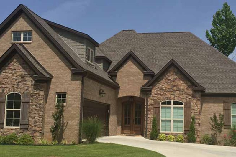 Dream House Plan - European Exterior - Front Elevation Plan #17-3466