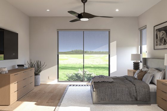 Interior - Master Bedroom 1 for Modern House Plan #455-351 - 4 bed, 3.5 bath