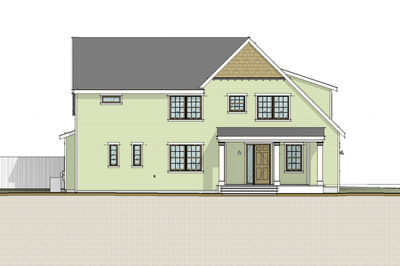 Exterior - Other Elevation for Farmhouse House Plan #460-11 - 4 bed, 3.5 bath