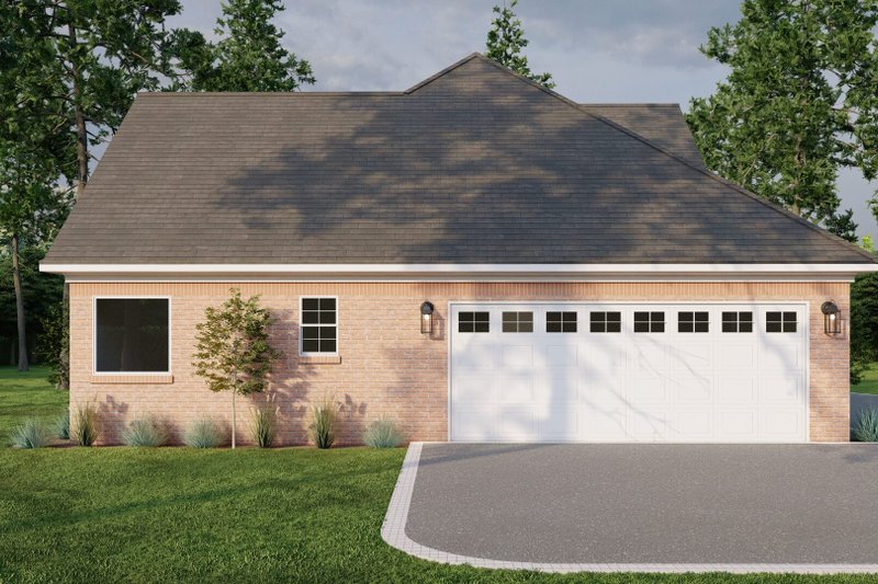 Home Plan - Exterior - Rear Elevation 1 for Traditional House Plan #17-2003 - 3 bed, 2.5 bath