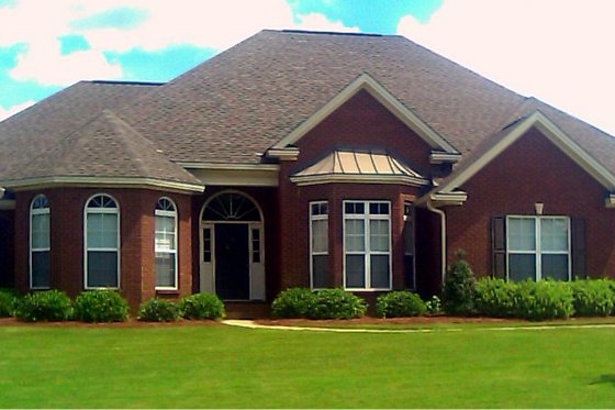 Exterior - Front Elevation for Traditional House Plan #63-186 - 4 bed, 2.5 bath