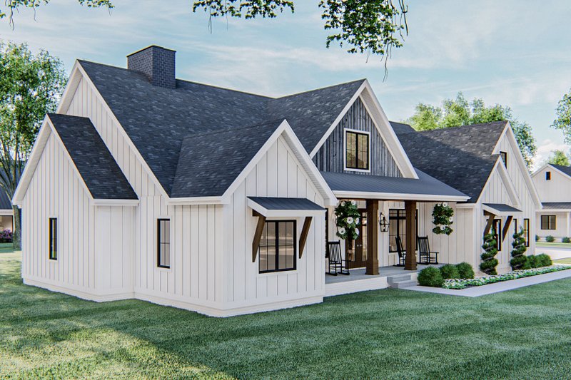 Dream House Plan - Exterior - Other Elevation for Modern House Plan #455-300 - 4 bed, 2.5 bath