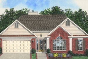 Traditional Exterior - Front Elevation Plan #56-127