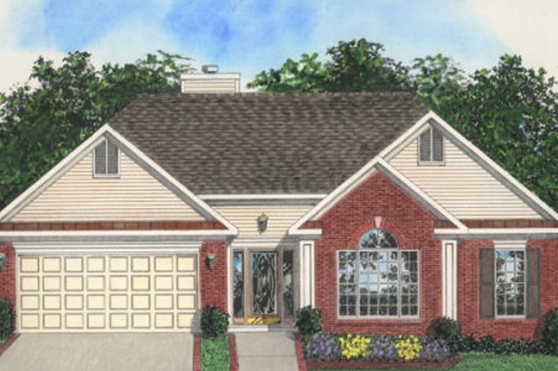Home Plan - Traditional Exterior - Front Elevation Plan #56-127
