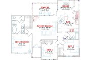 Traditional Style House Plan - 3 Beds 2 Baths 1470 Sq/Ft Plan #63-147 