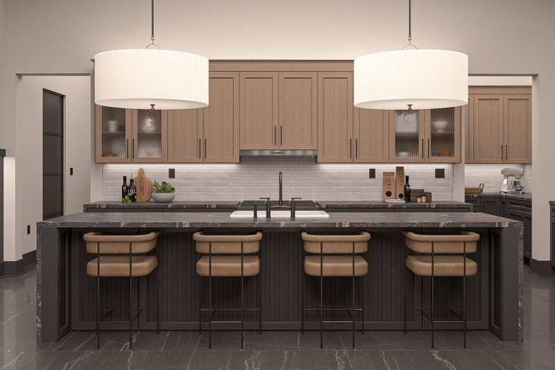 House Design - Interior - Kitchen for Barndominium House Plan #455-327 - 3 bed, 2.5 bath