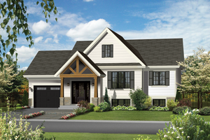 Farmhouse Exterior - Front Elevation Plan #25-4950