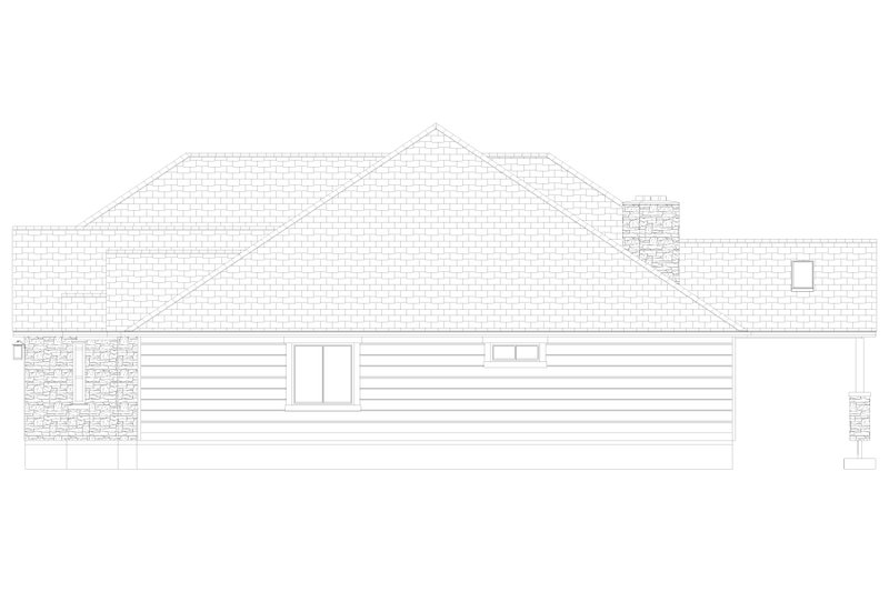 Home Plan - Exterior - Other Elevation 1 for Traditional House Plan #1060-445 - 3 bed, 2 bath