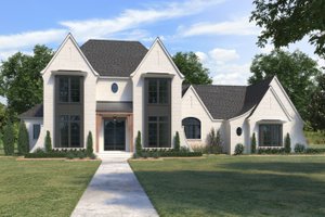 Dream House Plan - Modern Exterior - Front Elevation Plan #1074-41