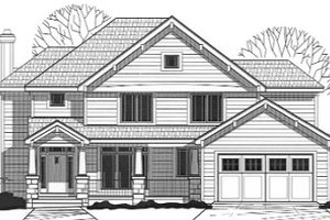 Traditional Exterior - Front Elevation Plan #67-844