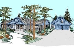 Traditional Exterior - Front Elevation Plan #60-282