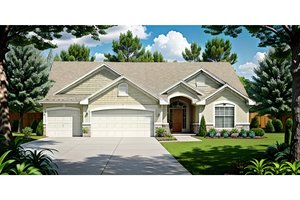Traditional Exterior - Front Elevation Plan #58-230