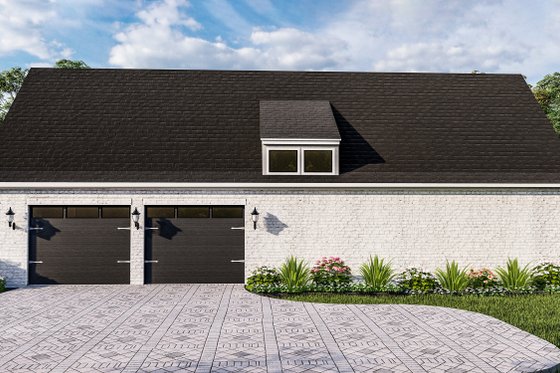 Exterior - Other Elevation 2 for Traditional House Plan #406-9664 - 4 bed, 3 bath