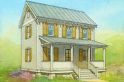 Cottage Style House Plan - 2 Beds 1 Baths 936 Sq/Ft Plan #514-13 
