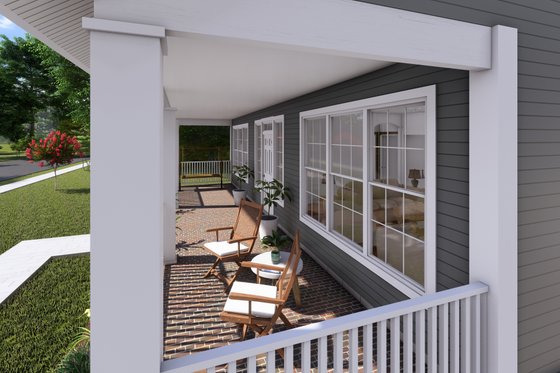 Exterior - Other Elevation 2 for Craftsman House Plan #513-2065 - 3 bed, 2.5 bath