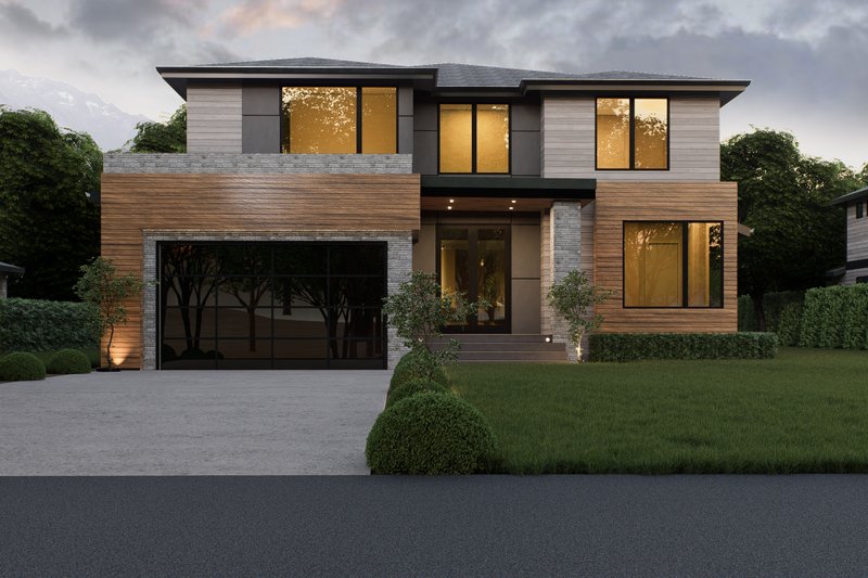 Dream House Plan - Modern Exterior - Front Elevation Plan #1066-315