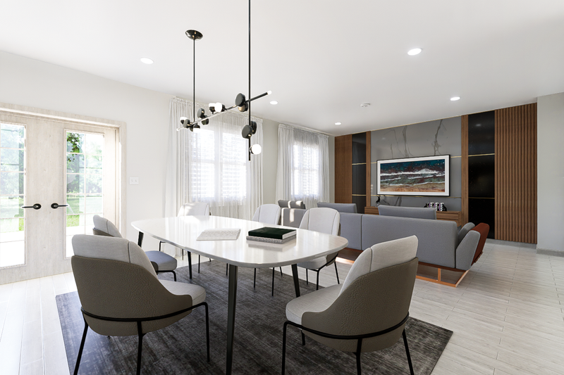 House Design - Interior - Dining Room 1 for Traditional House Plan #1060-188 - 3 bed, 2 bath