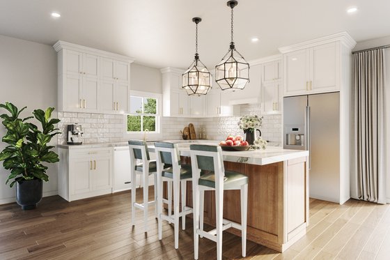 Interior - Kitchen for Farmhouse House Plan #1117-34 - 4 bed, 2.5 bath